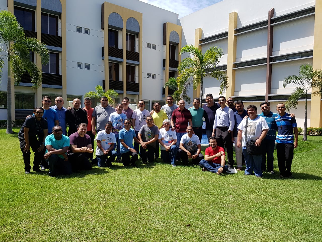 Registro dos participantes ao final do encontro no Memorare