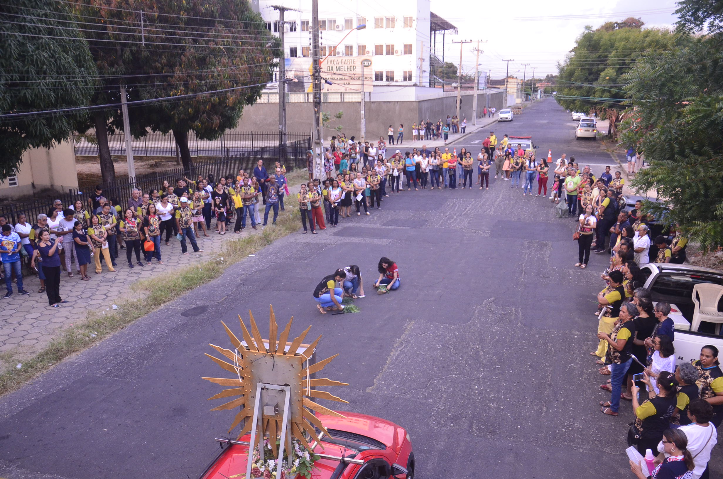 Atividade Realizada na mística de abertura dos festejos 2019