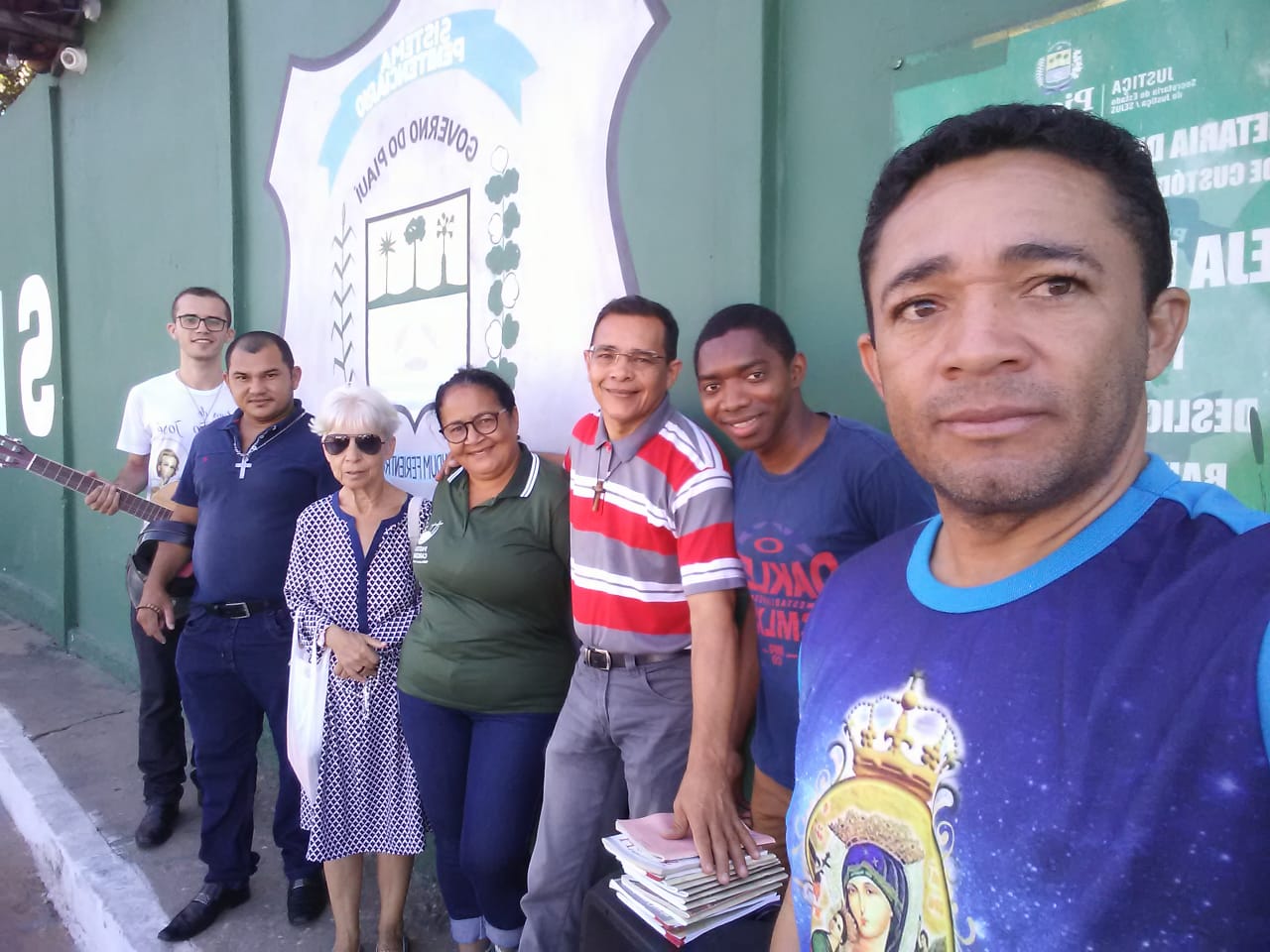 Pastoral Carcerária em visita a um dos presídios das Arquidiocese