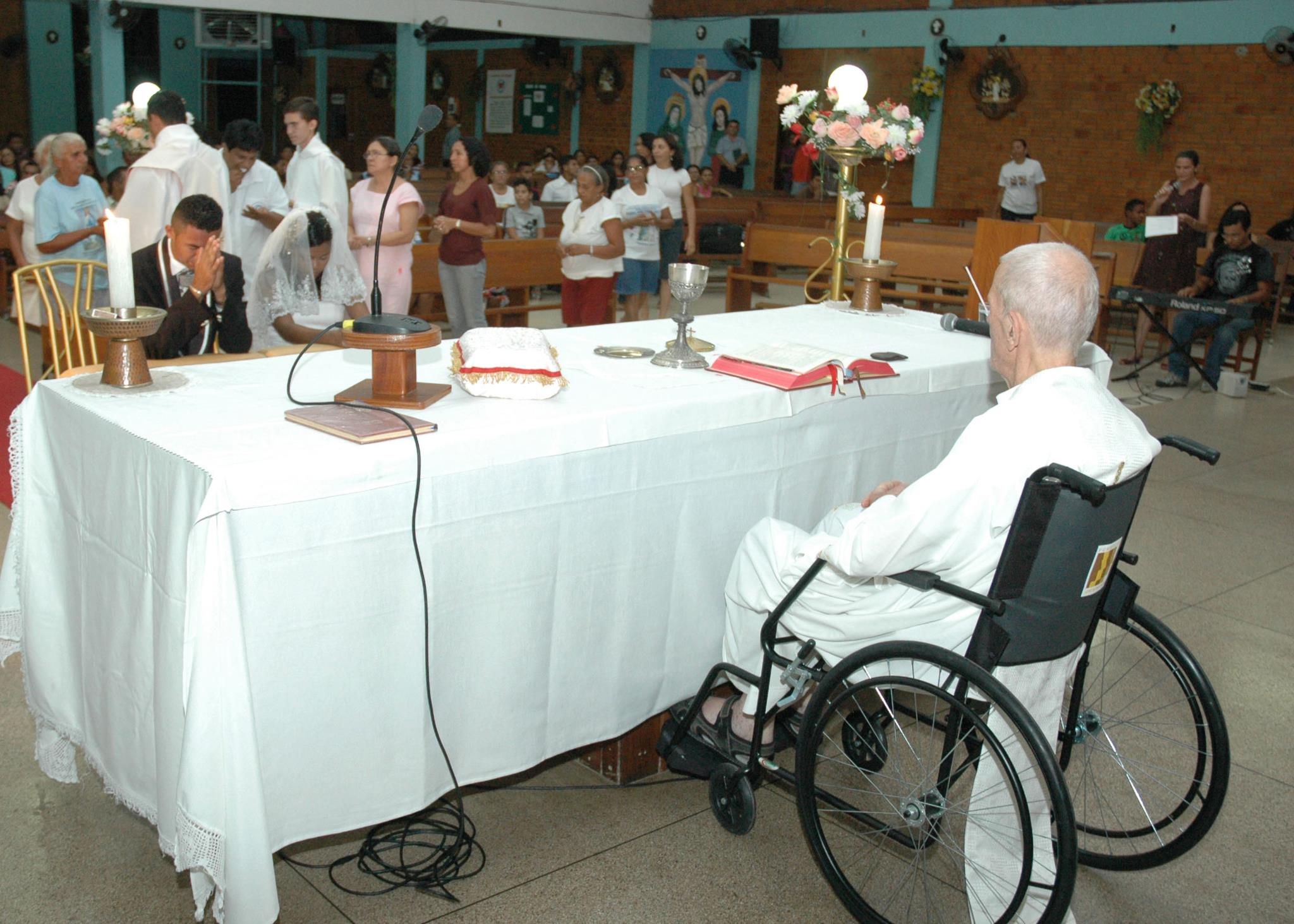 Matrimônio celebrado por Padre Pedro Balzi durante a enfermidade da doença que resultou no seu óbito