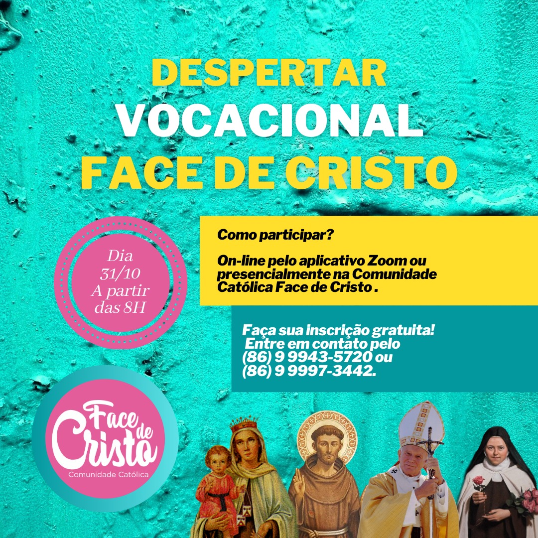 despertar vocacional face de cristo