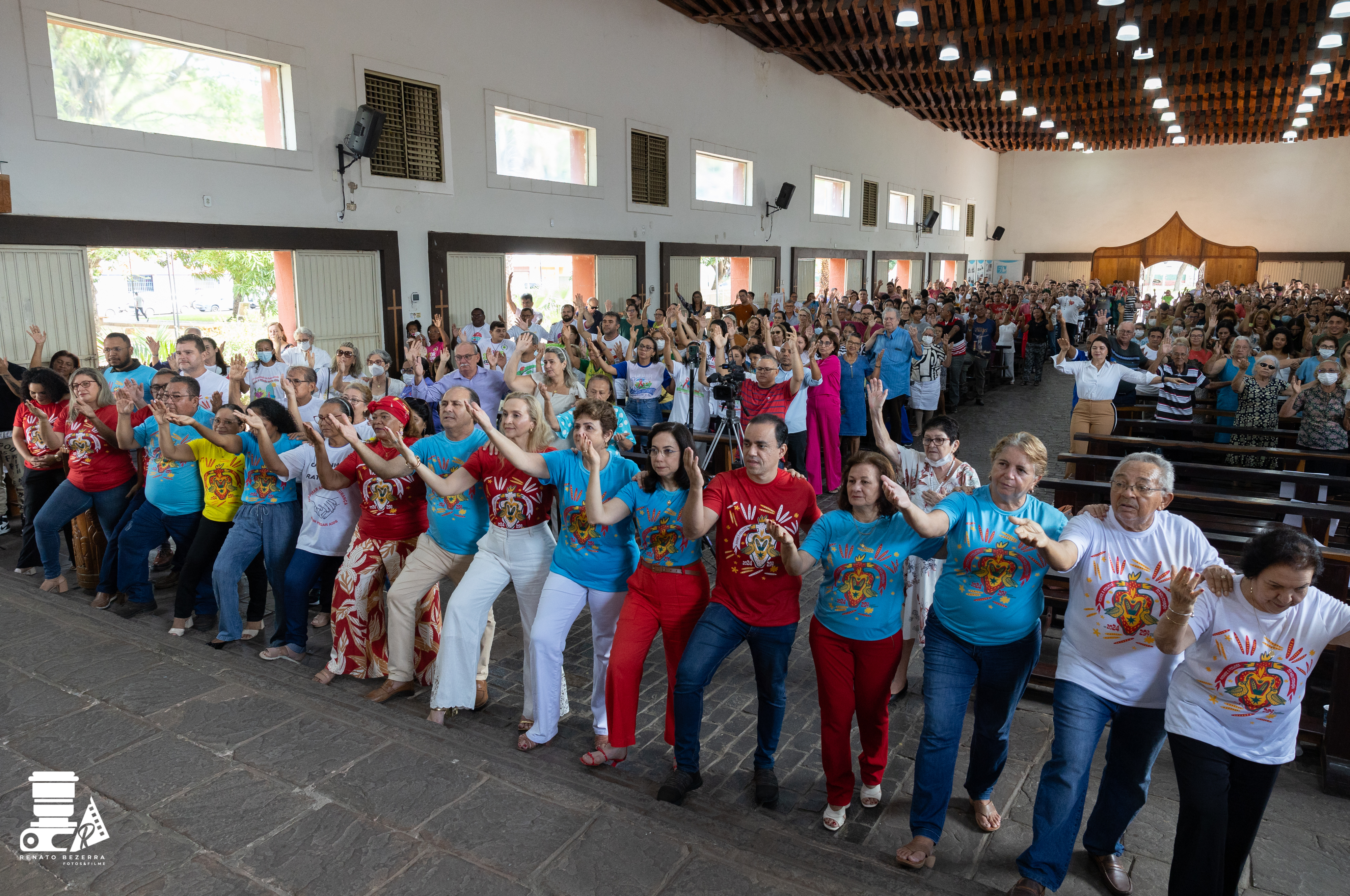 Missa de Envio realizada no dia 04 de fevereiro na Paróquia Nossa Senhora de Lourdes.